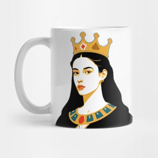 Modern Queen in Black Mug